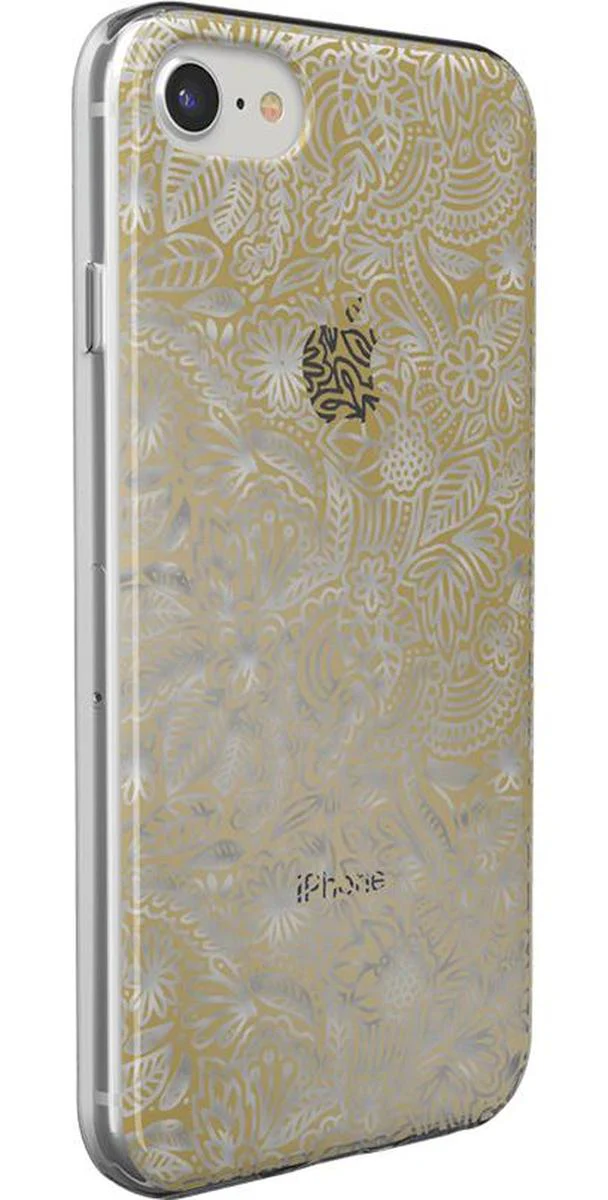Floral Mandala | Rose Gold Clear Case - Image 18
