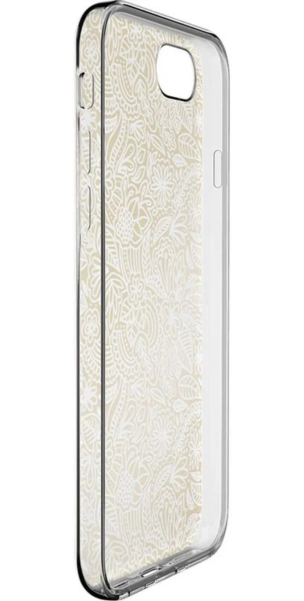 Floral Mandala | Rose Gold Clear Case - Image 22