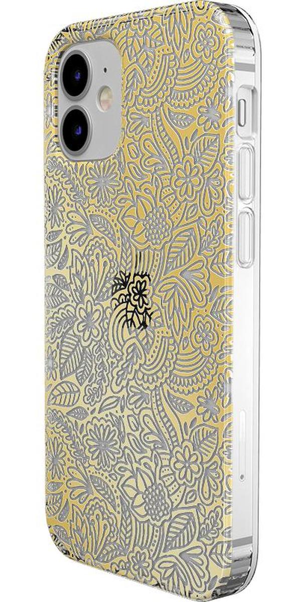 Floral Mandala | Rose Gold Clear Case - Image 5
