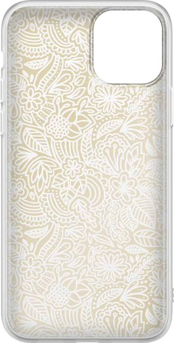 Floral Mandala | Rose Gold Clear Case - Image 8