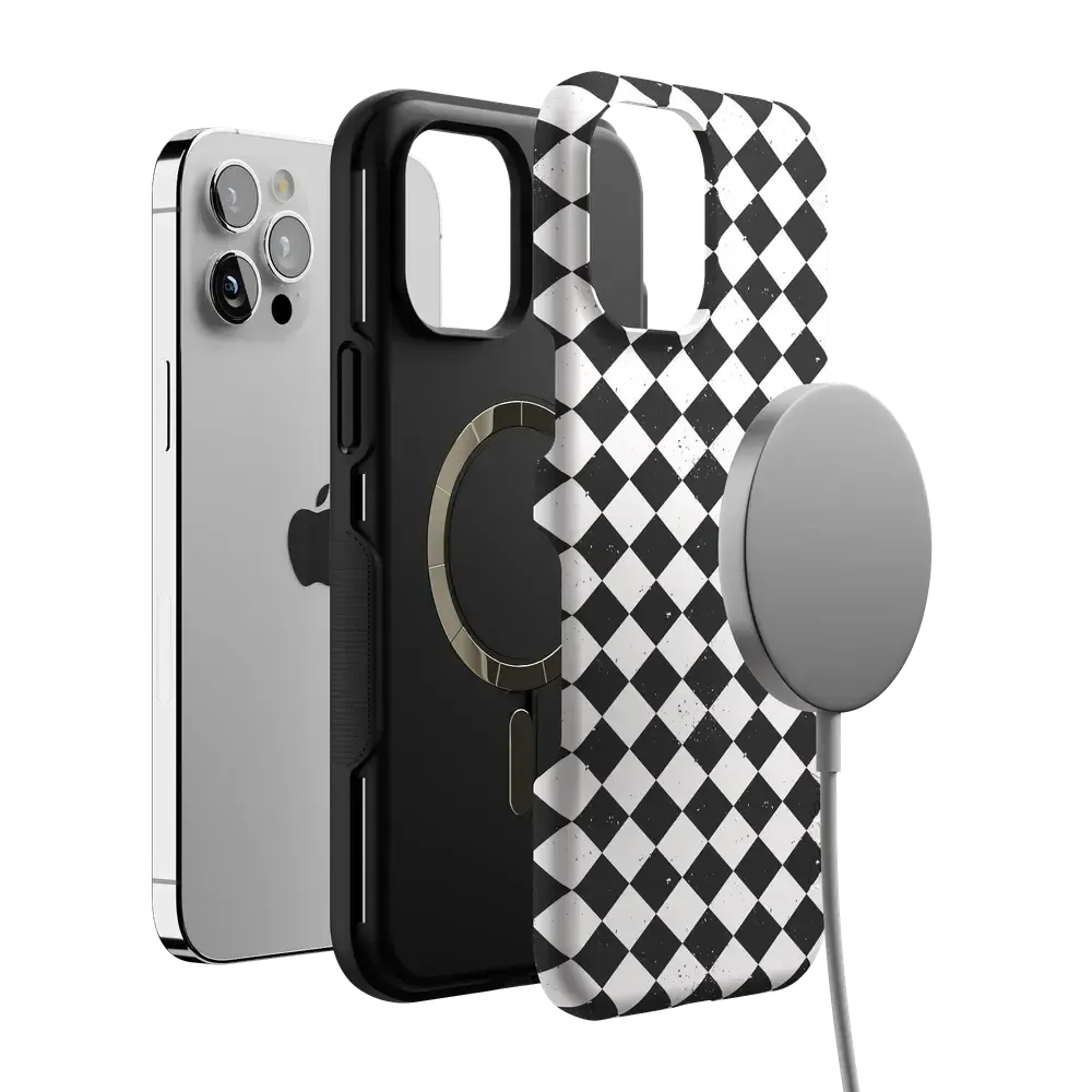 Salem's Hex | Black & White Checkered Case - Image 99