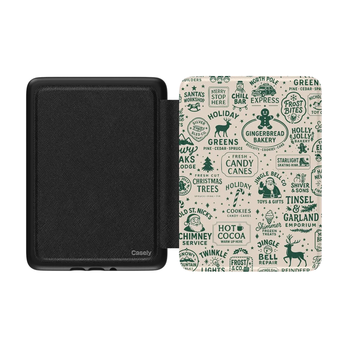 Santa's Stamps | Holiday Market Kindle Case - Image 5