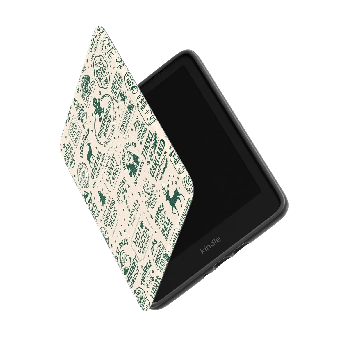 Santa's Stamps | Holiday Market Kindle Case - Image 6