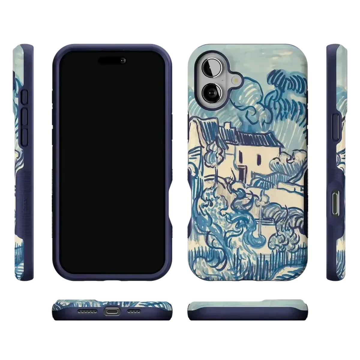Van Gogh | Landscape With Houses Phone Case - Image 101