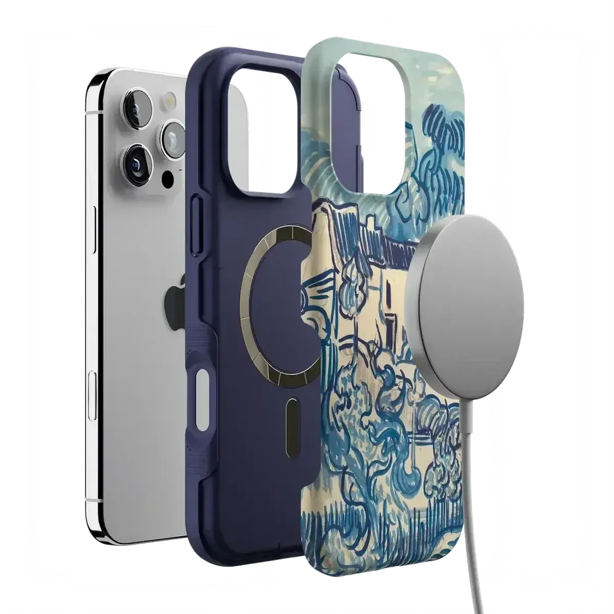 Van Gogh | Landscape With Houses Phone Case - Image 108
