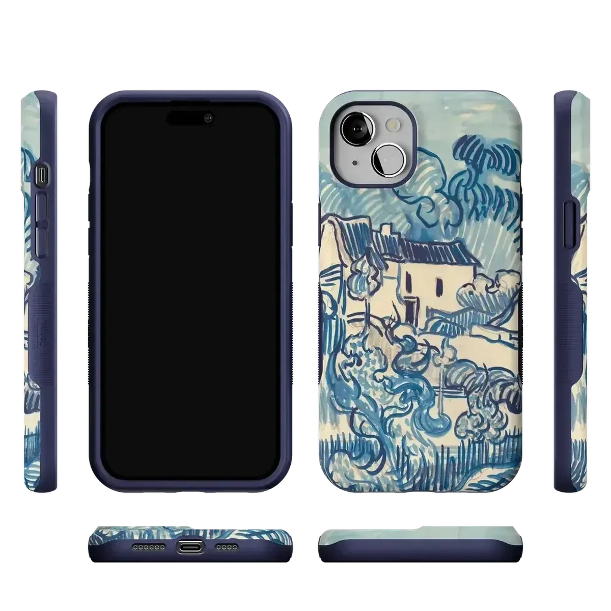 Van Gogh | Landscape With Houses Phone Case - Image 121