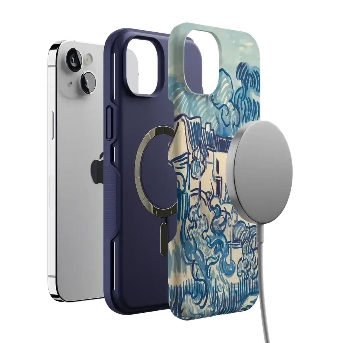 Van Gogh | Landscape With Houses Phone Case - Image 138