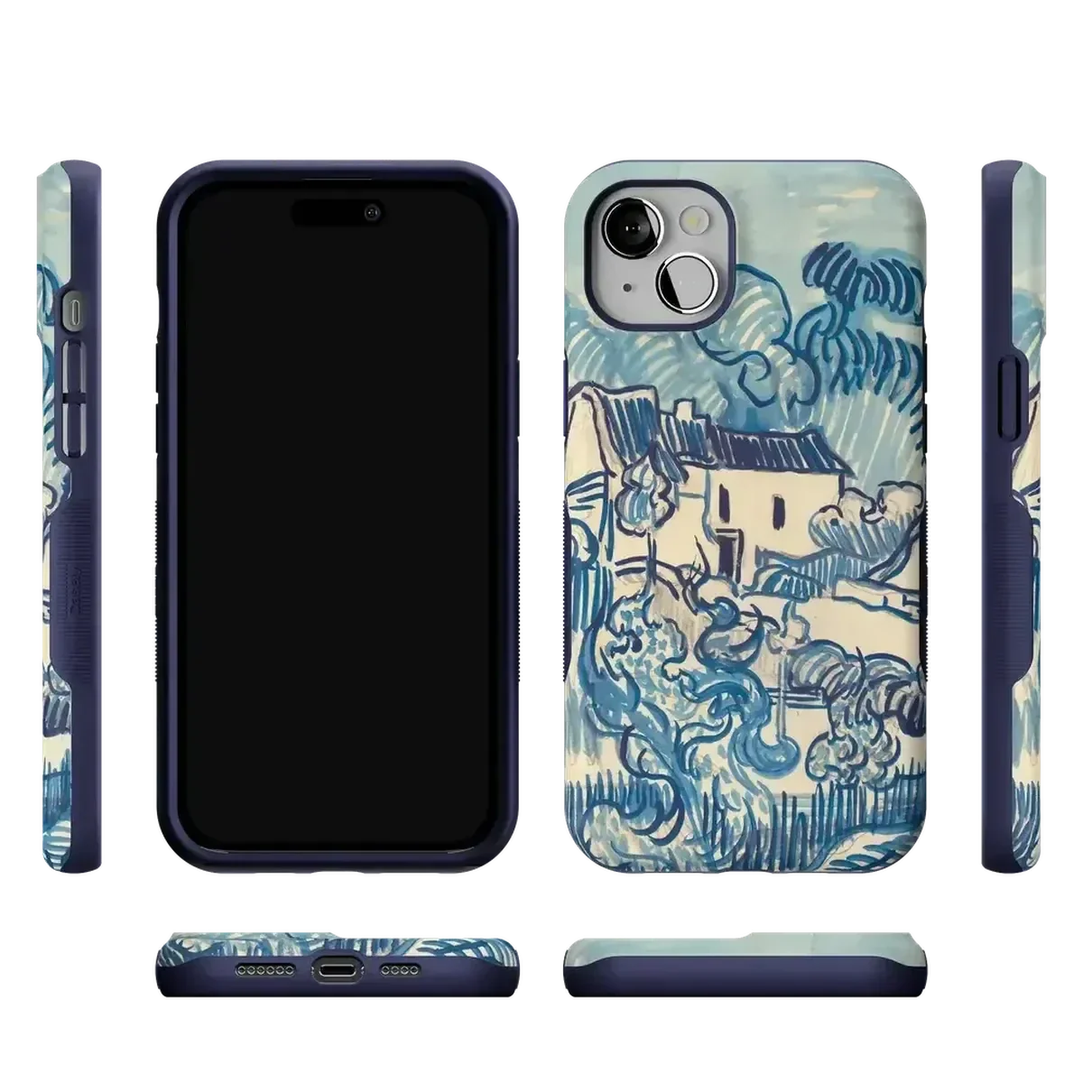 Van Gogh | Landscape With Houses Phone Case - Image 141
