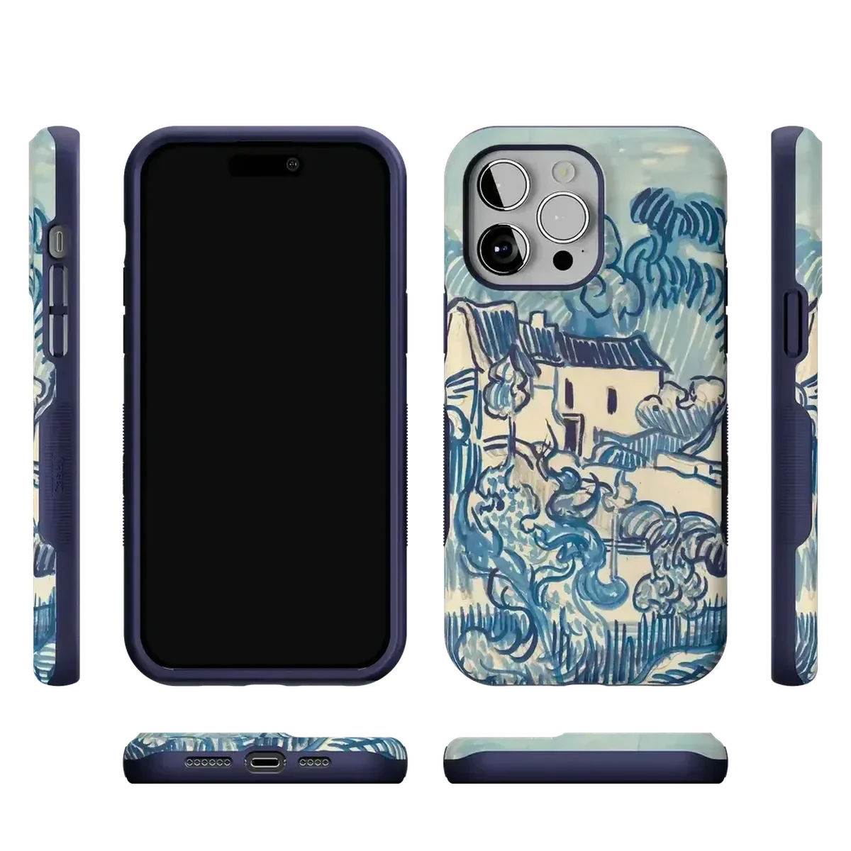 Van Gogh | Landscape With Houses Phone Case - Image 151