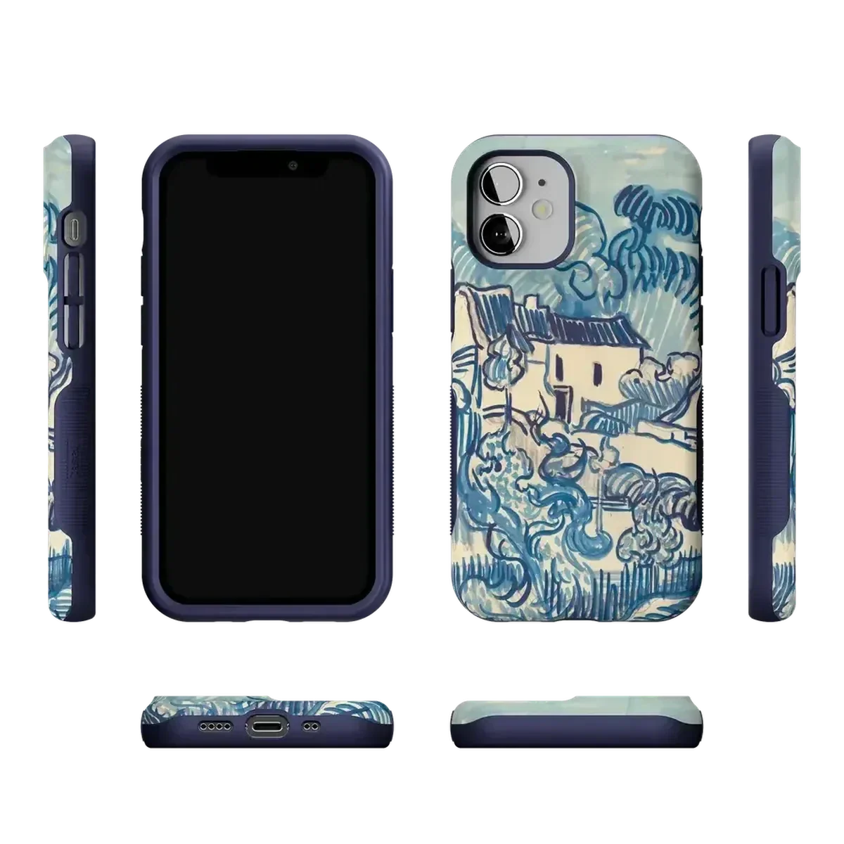 Van Gogh | Landscape With Houses Phone Case - Image 161