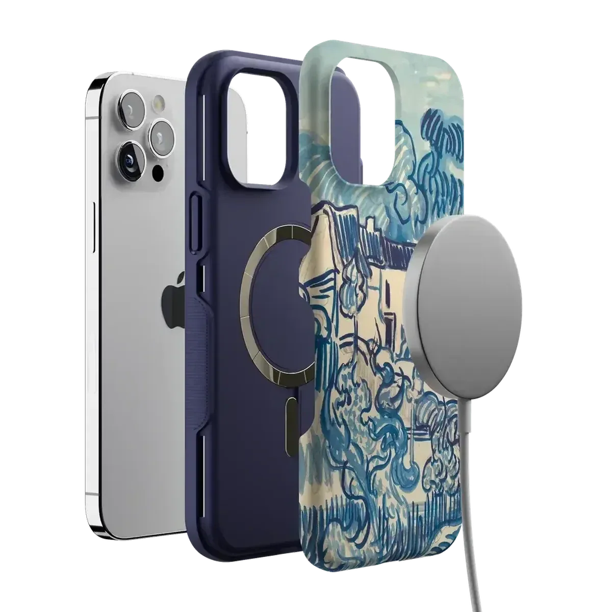 Van Gogh | Landscape With Houses Phone Case - Image 168