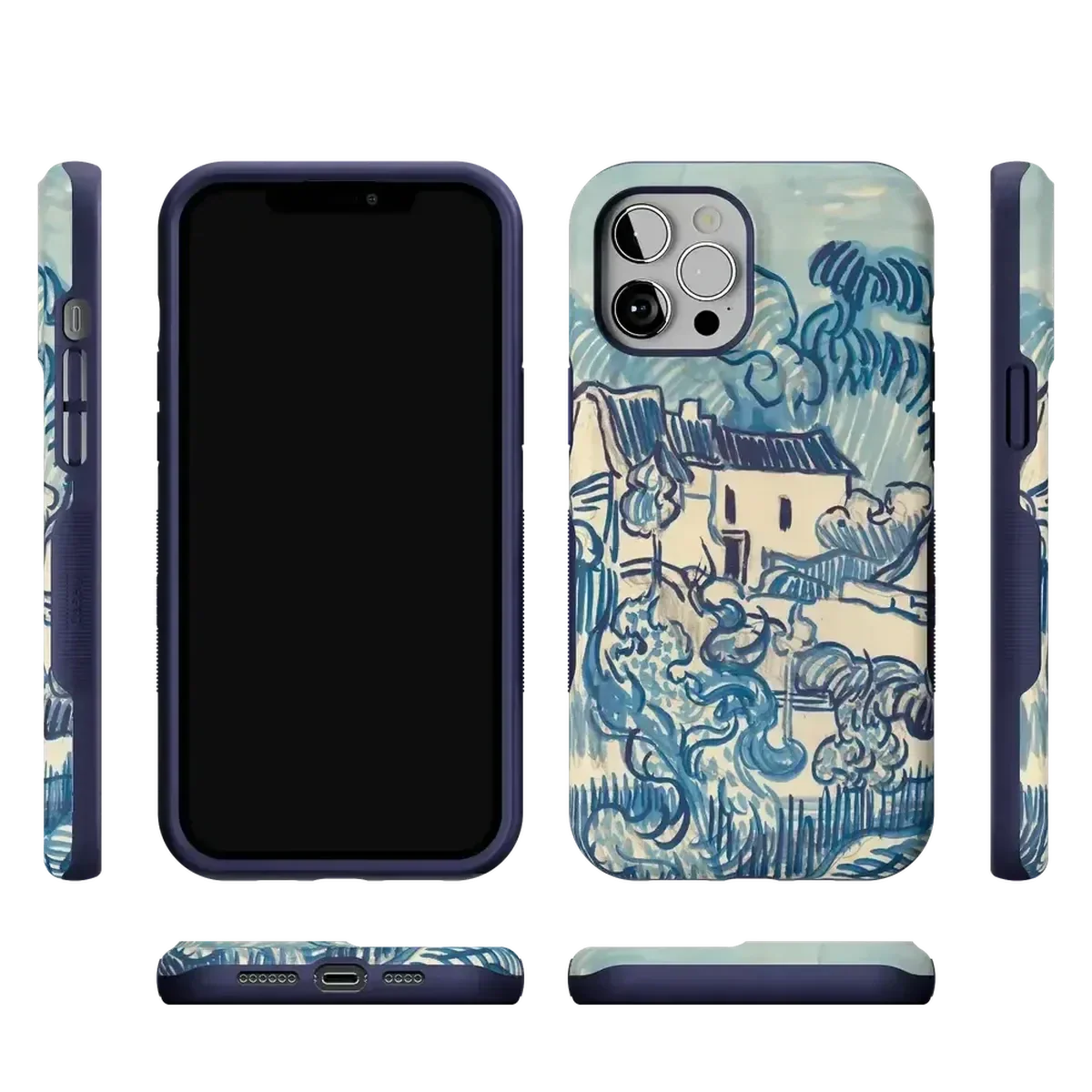Van Gogh | Landscape With Houses Phone Case - Image 171
