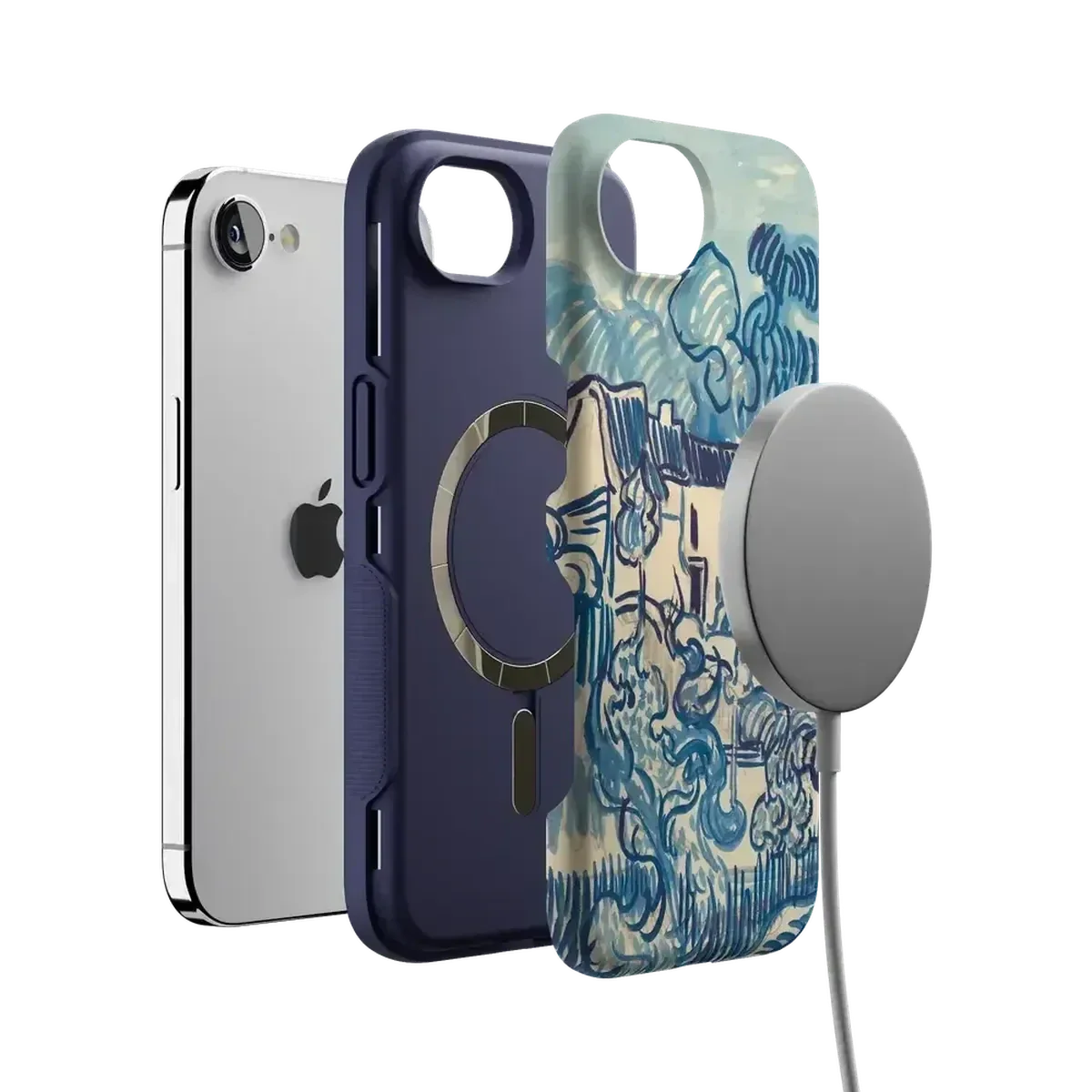 Van Gogh | Landscape With Houses Phone Case - Image 182