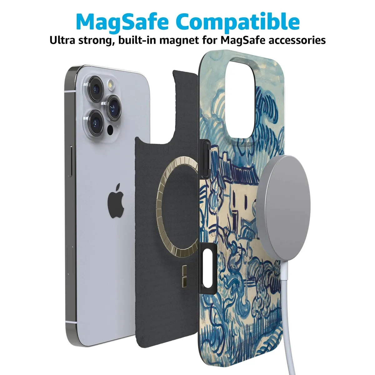 Van Gogh | Landscape With Houses Phone Case - Image 206
