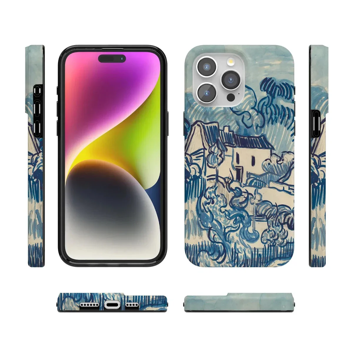 Van Gogh | Landscape With Houses Phone Case - Image 212