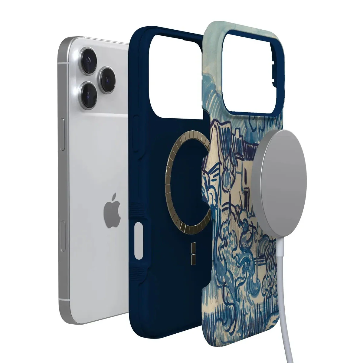 Van Gogh | Landscape With Houses Phone Case - Image 4