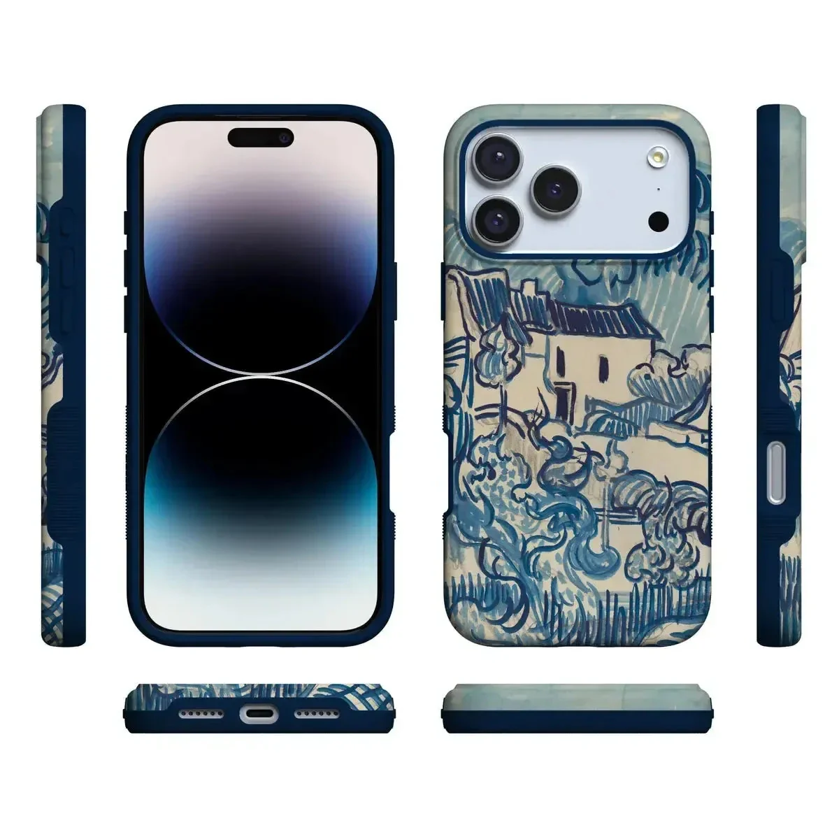 Van Gogh | Landscape With Houses Phone Case - Image 5