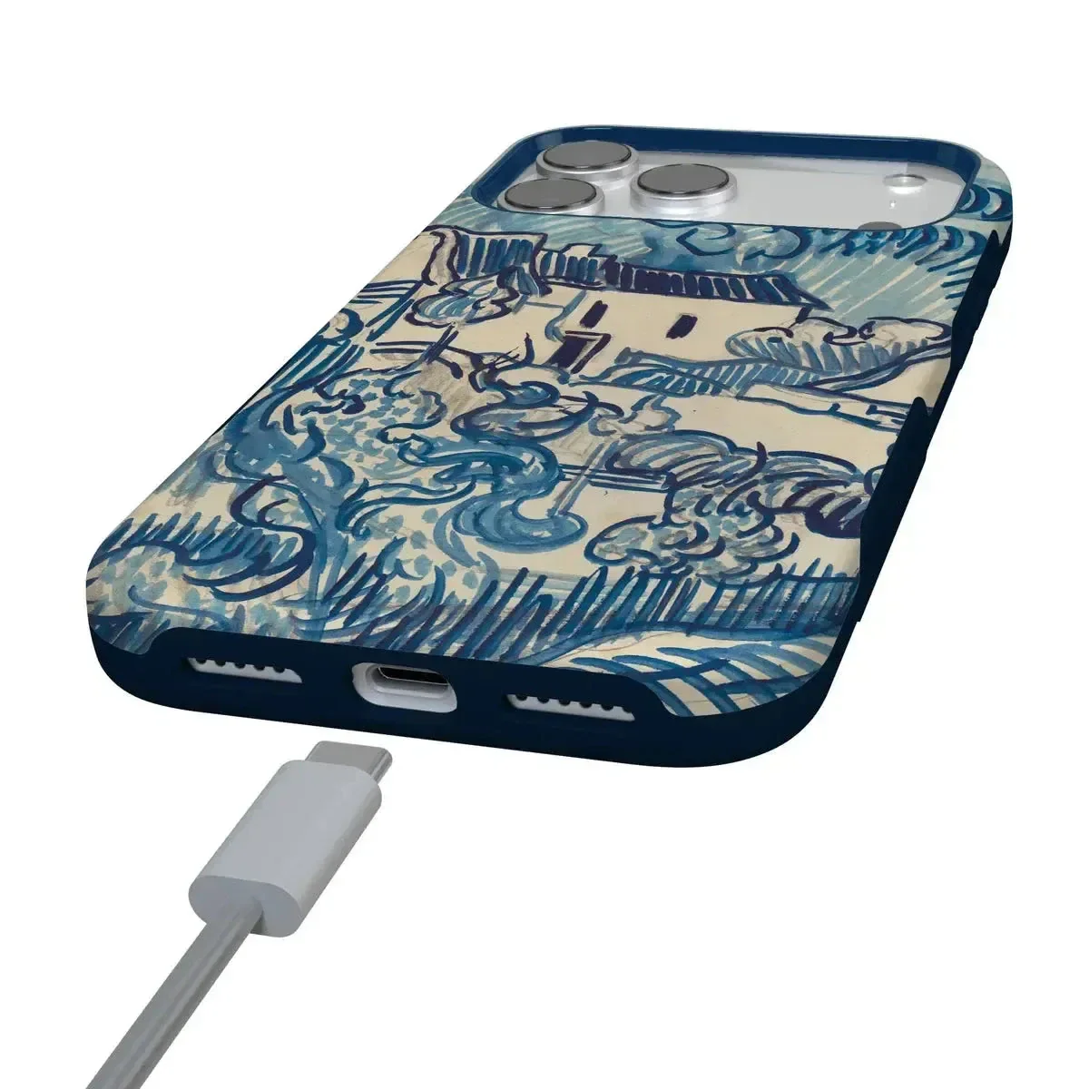 Van Gogh | Landscape With Houses Phone Case - Image 7