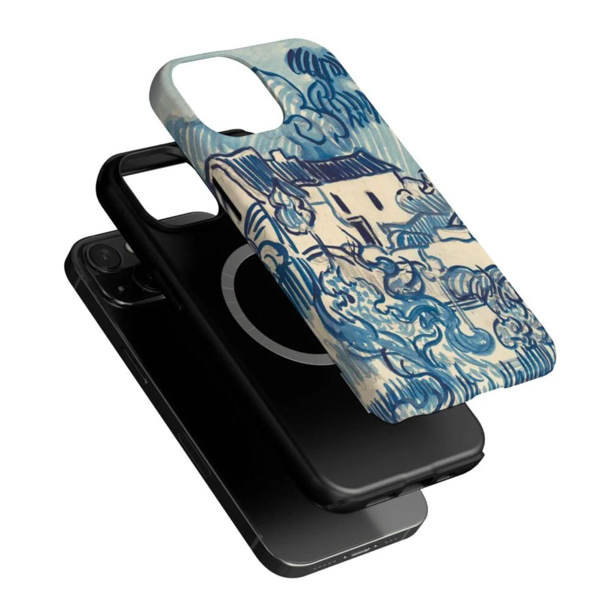 Van Gogh | Landscape With Houses Phone Case - Image 81
