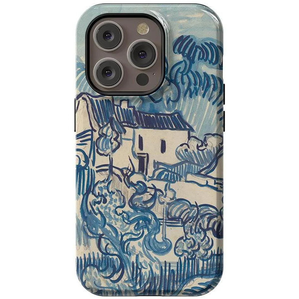 Van Gogh | Landscape With Houses Phone Case - Image 82
