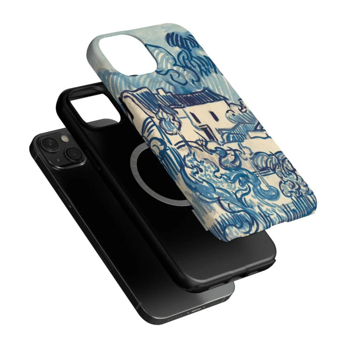 Van Gogh | Landscape With Houses Phone Case - Image 87