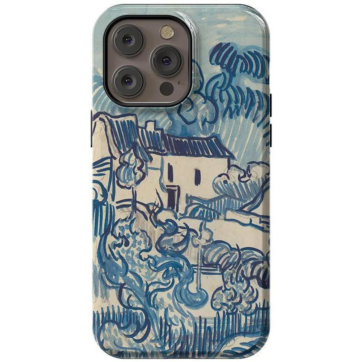 Van Gogh | Landscape With Houses Phone Case - Image 88