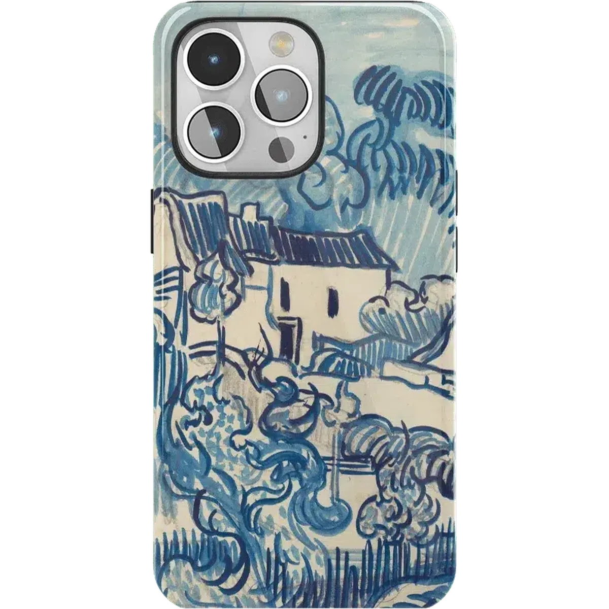 Van Gogh | Landscape With Houses Phone Case - Image 91