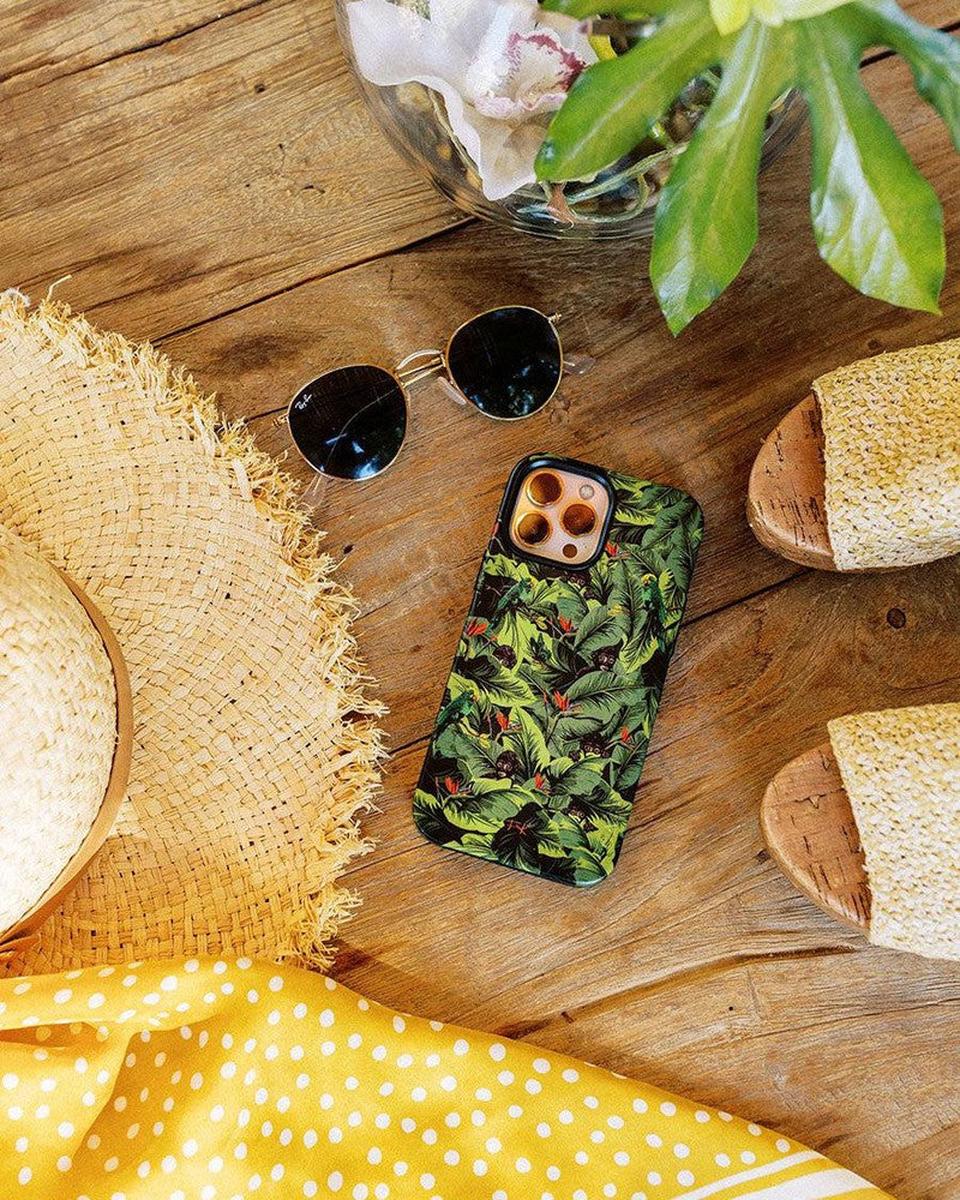 Sneaky Monkeys | Frida Kahlo Jungle Floral Case - Image 64