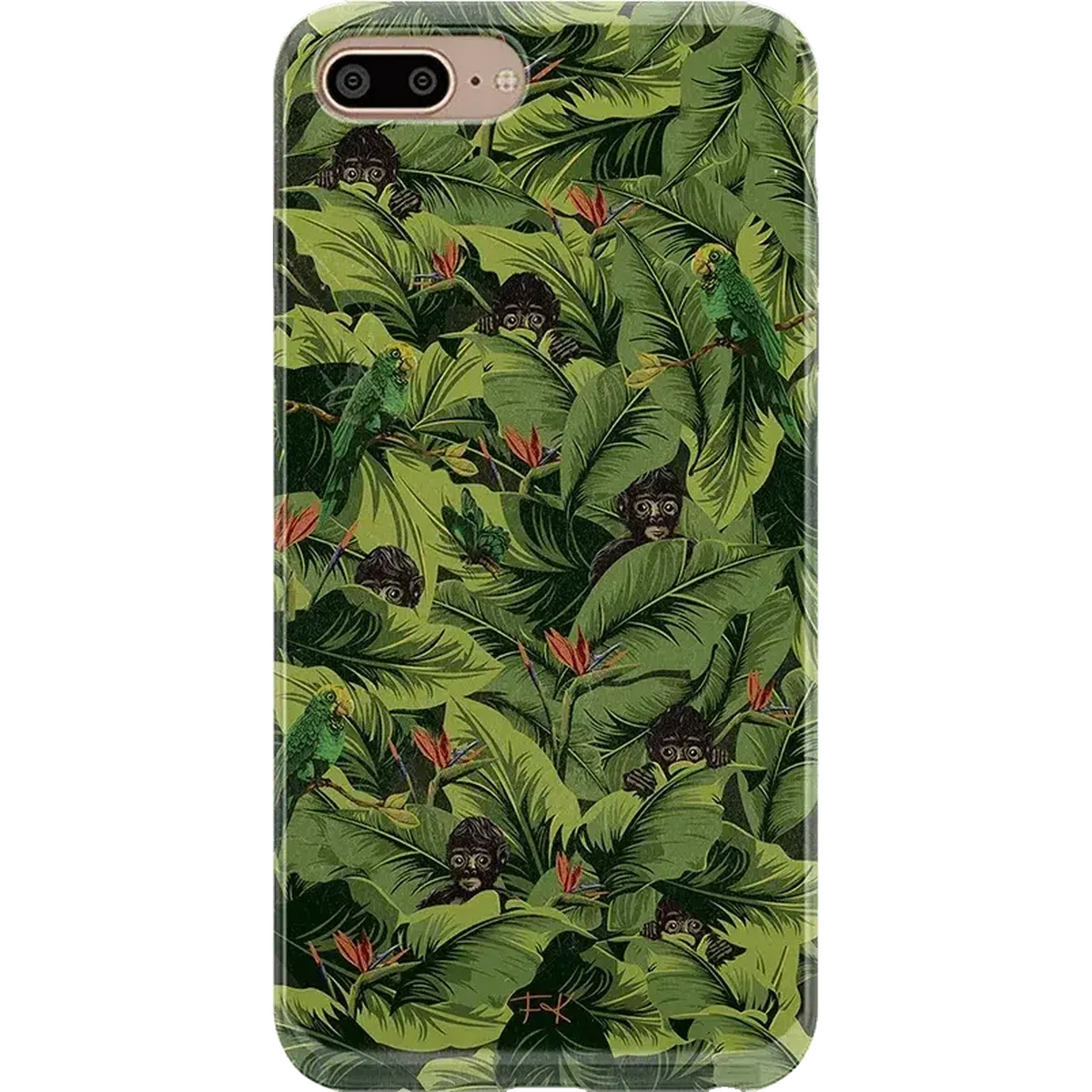 Sneaky Monkeys | Frida Kahlo Jungle Floral Case - Image 7