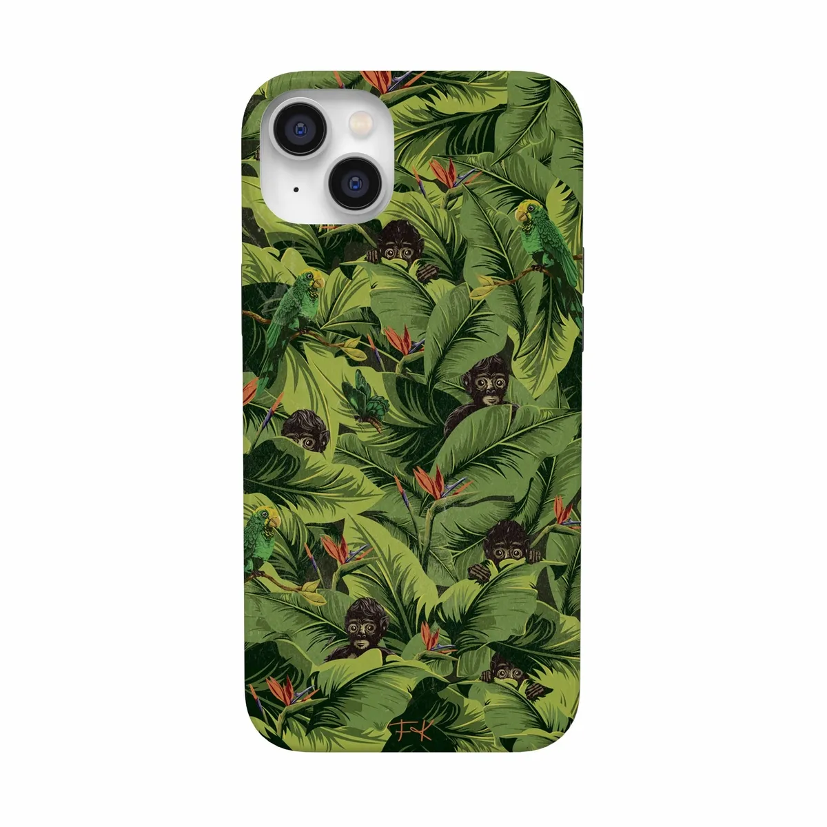 Sneaky Monkeys | Frida Kahlo Jungle Floral Case - Image 86