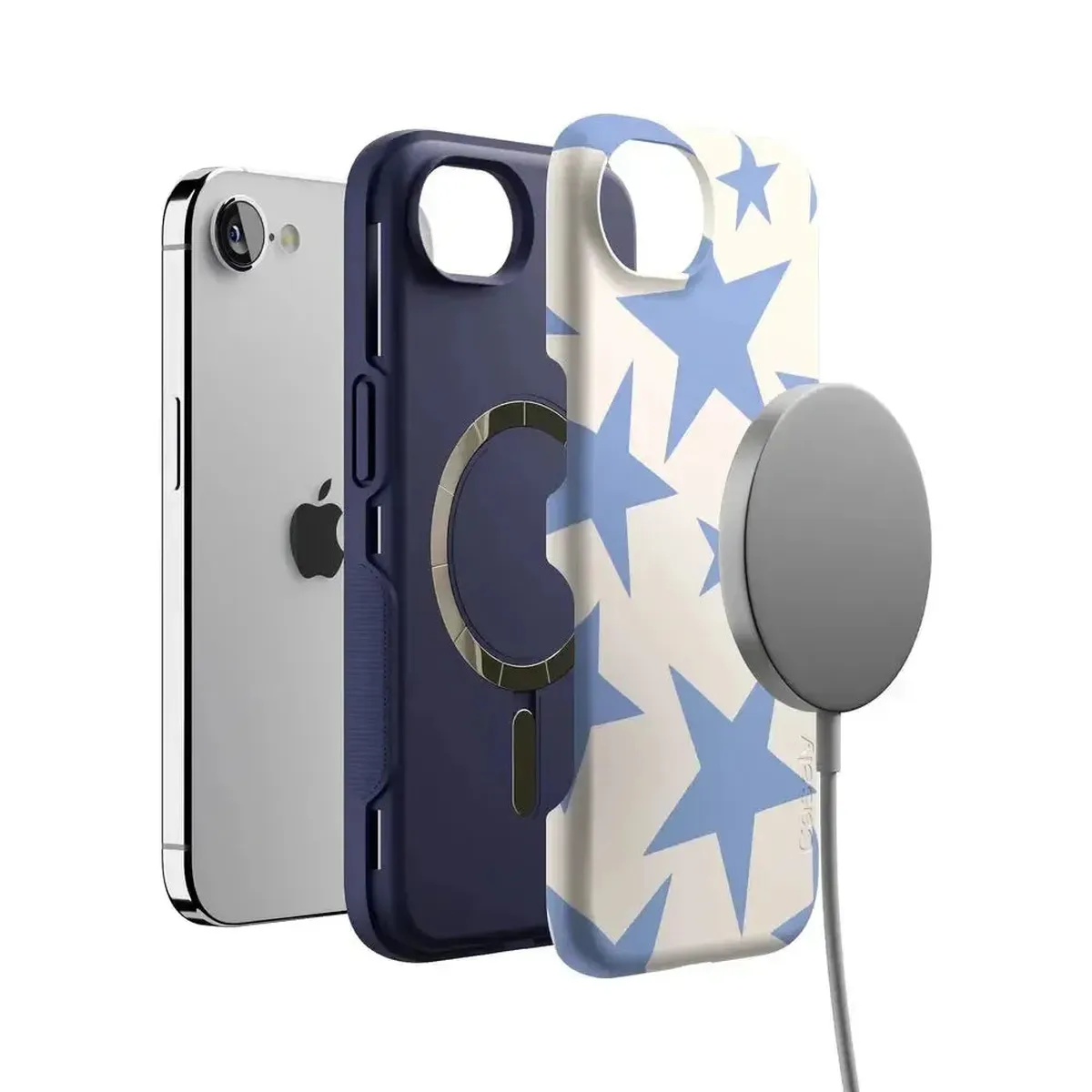 Stars Align | Blue & White Stars Case - Image 100