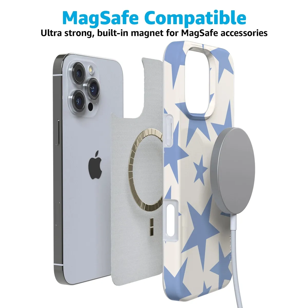 Stars Align | Blue & White Stars Case - Image 126