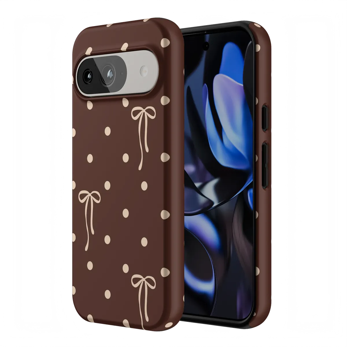 Teddy Bows | Brown Polka Dot Case - Image 118