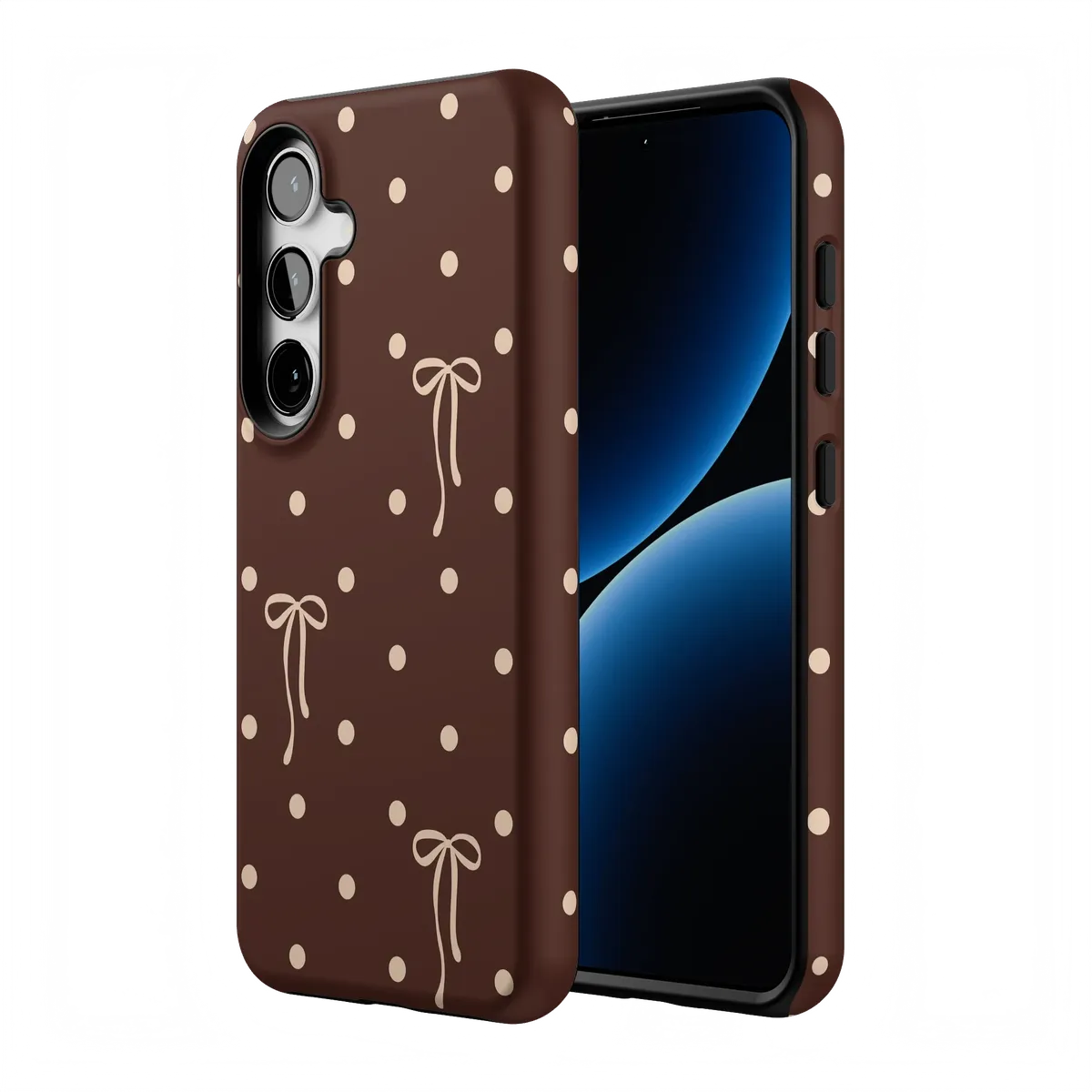 Teddy Bows | Brown Polka Dot Case - Image 131
