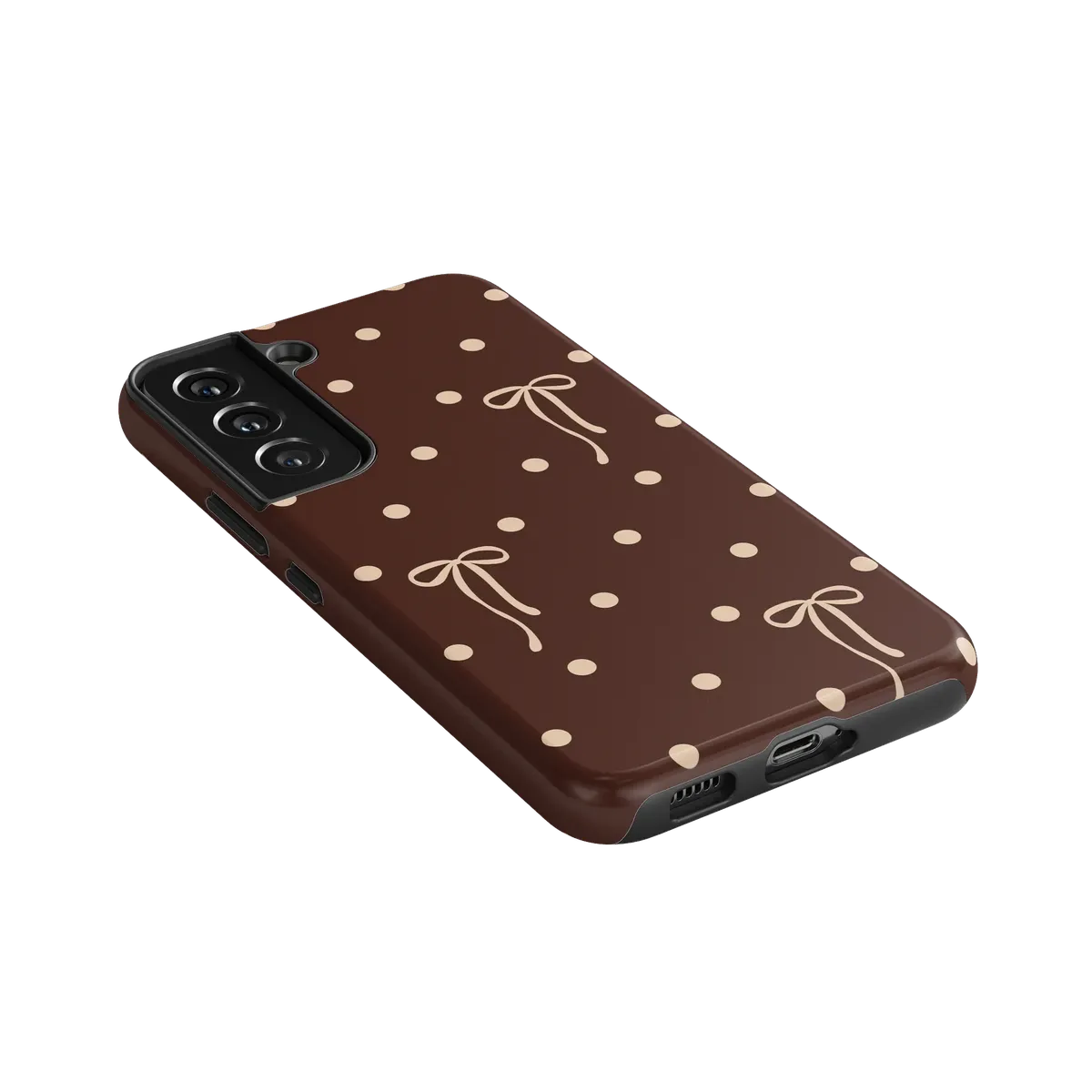 Teddy Bows | Brown Polka Dot Case - Image 147