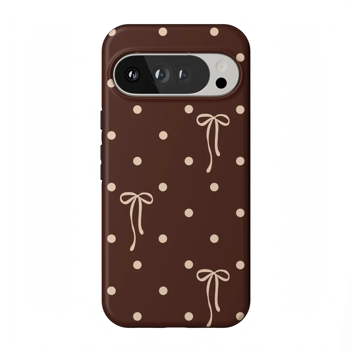 Teddy Bows | Brown Polka Dot Case - Image 155
