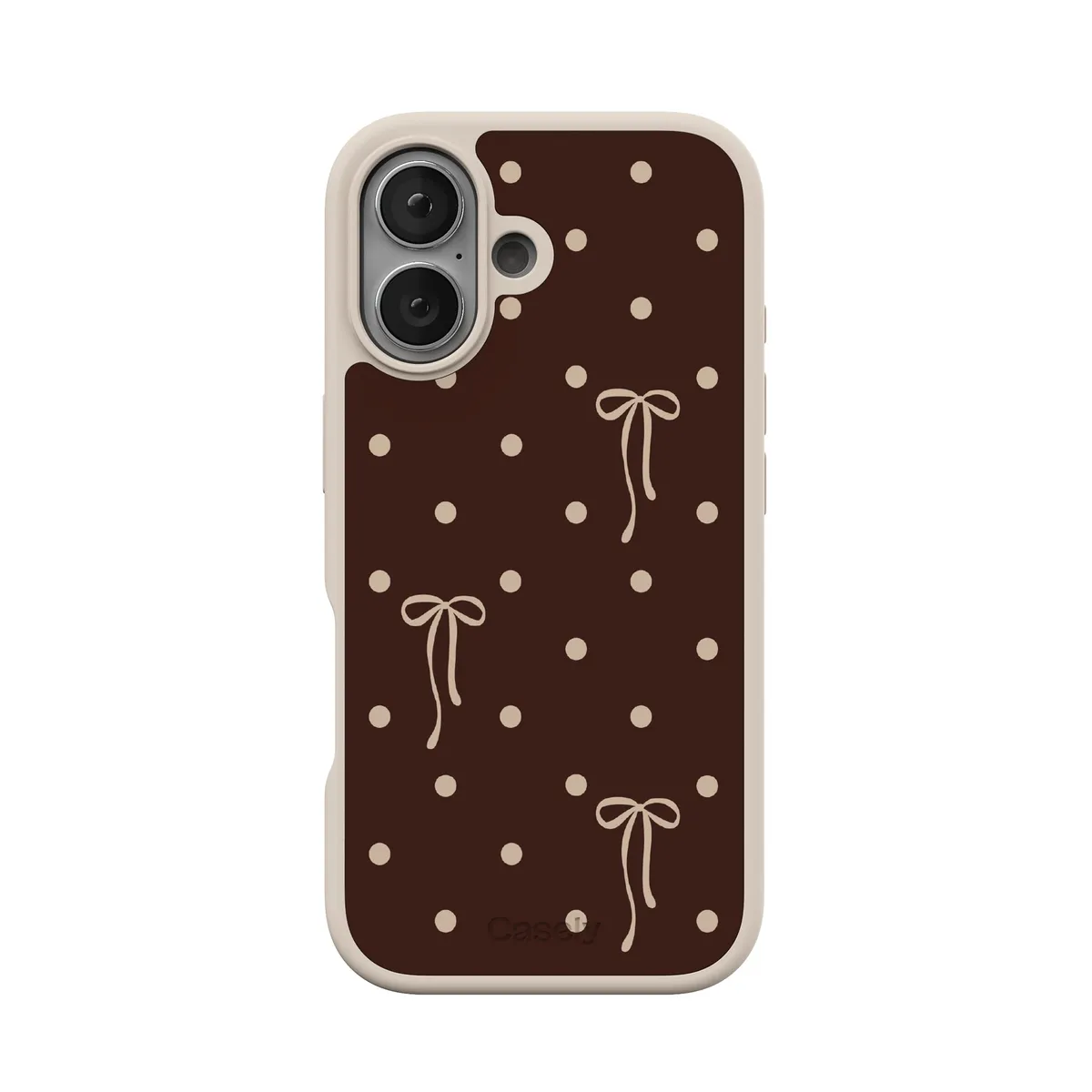 Teddy Bows | Brown Polka Dot Case - Image 171