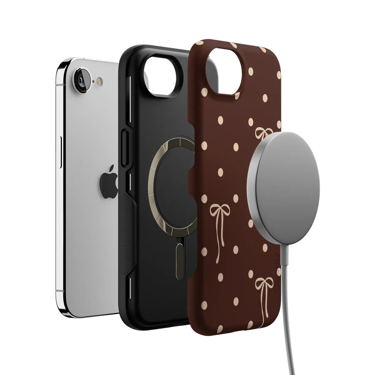 Teddy Bows | Brown Polka Dot Case - Image 35