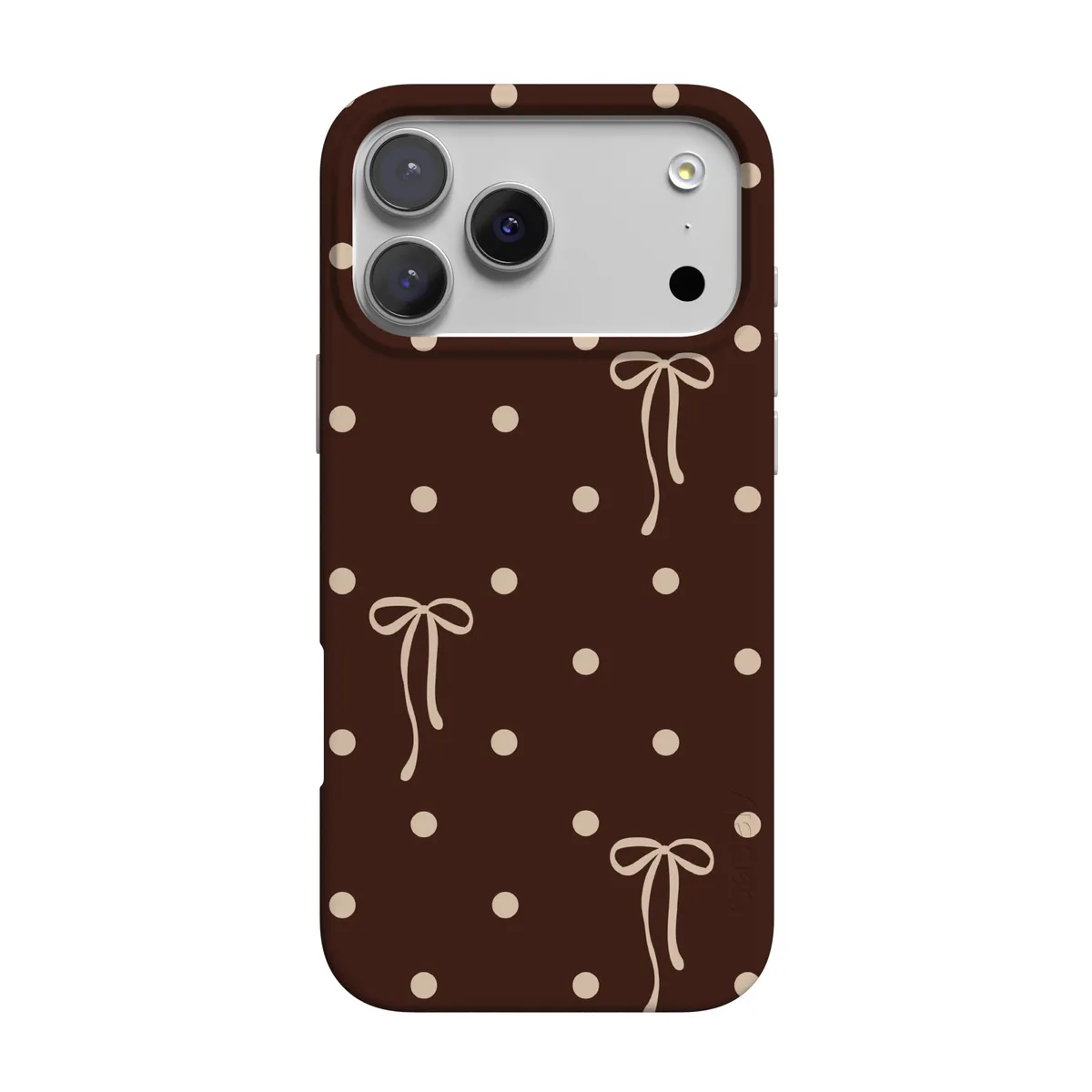 Teddy Bows | Brown Polka Dot Case - Image 77