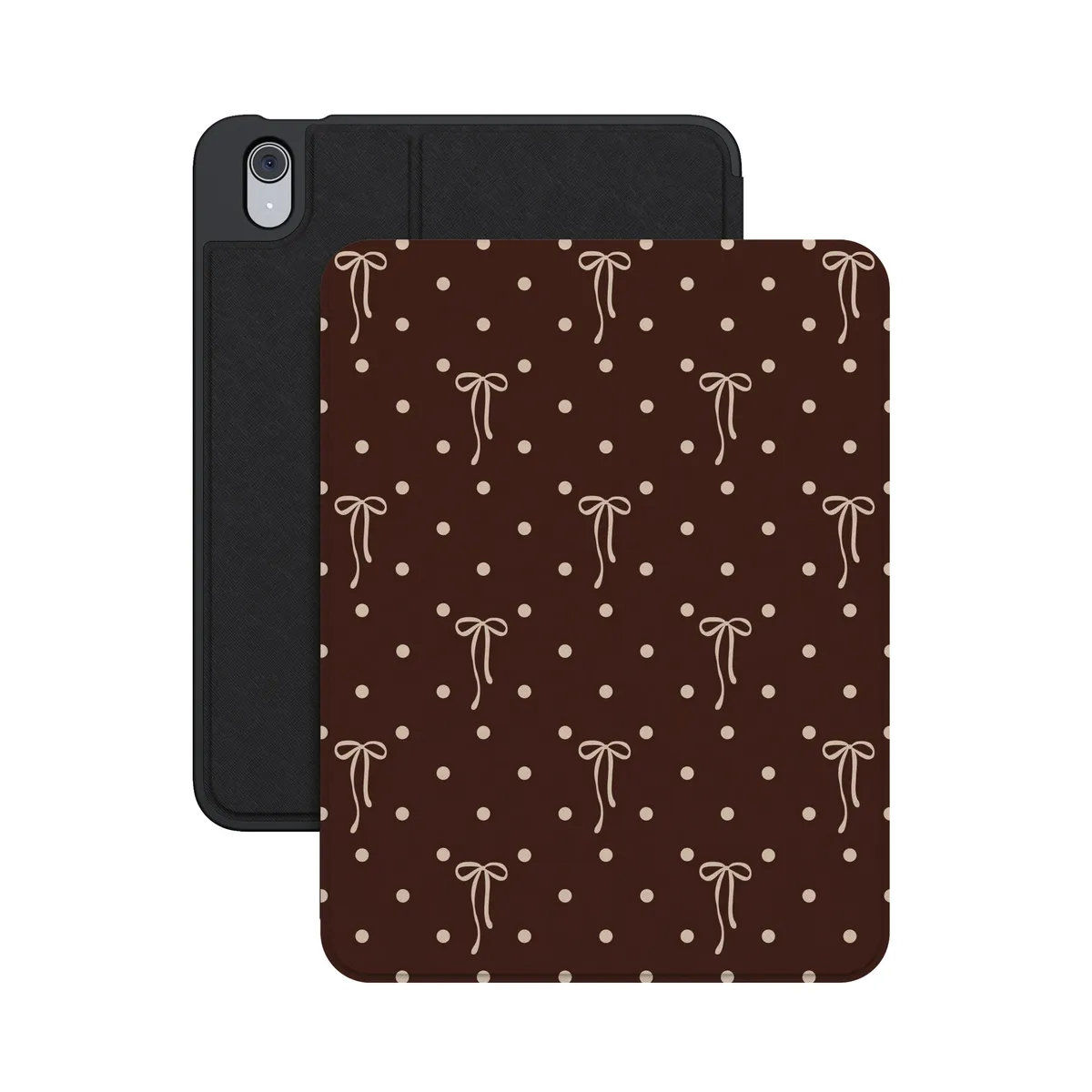 Teddy Bows | Brown Polka Dot iPad Case - Image 9