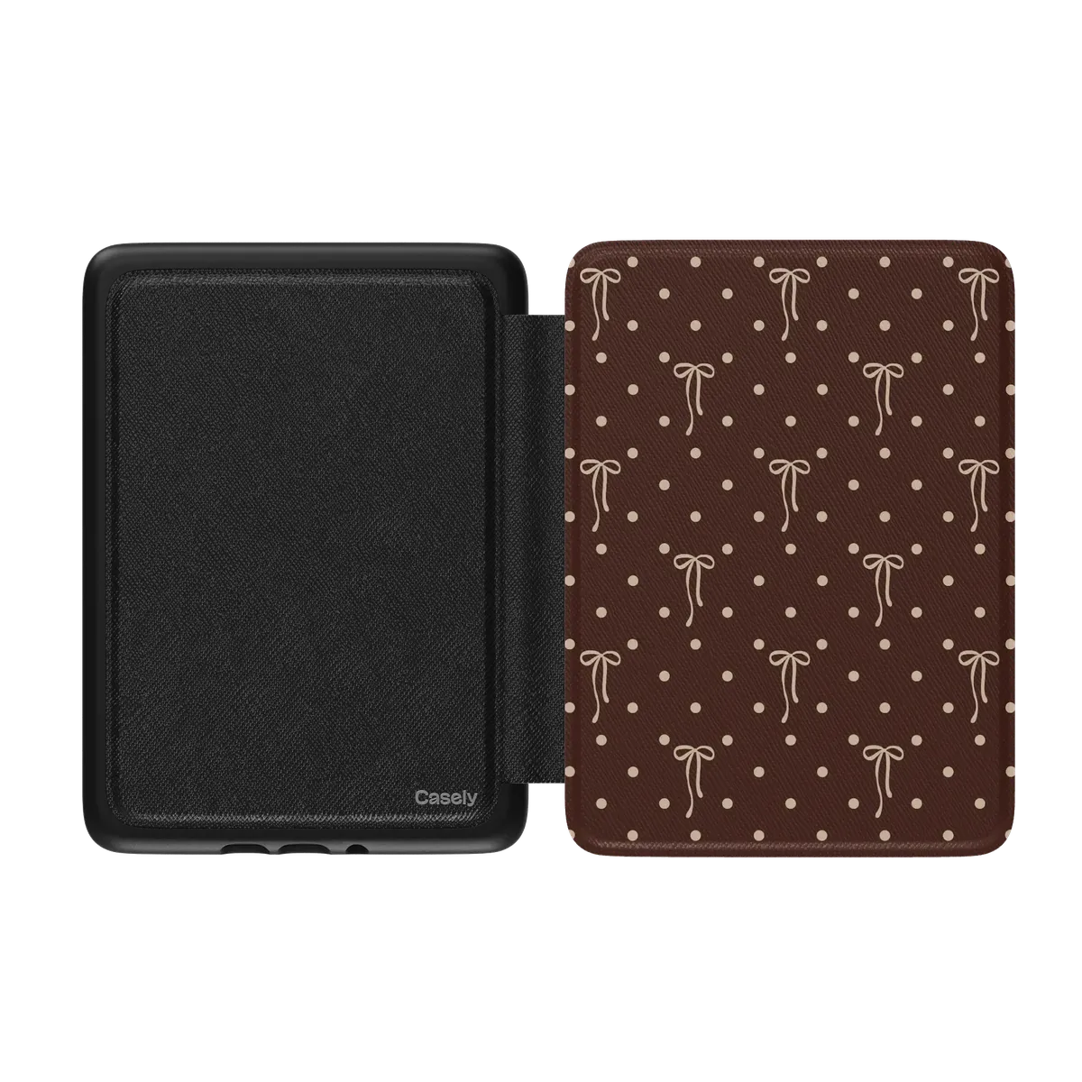 Teddy Bows | Brown Polka Dot Kindle Case - Image 5