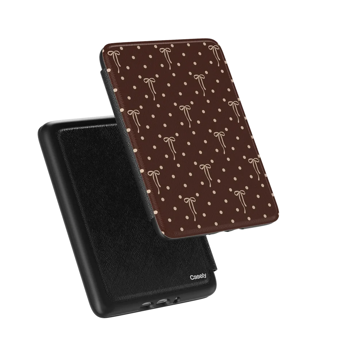 Teddy Bows | Brown Polka Dot Kindle Case - Image 8