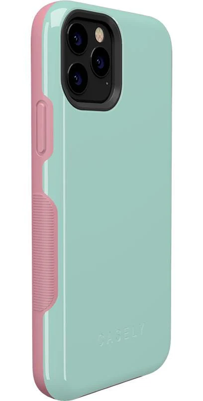 Mint Green on Pink | Ultra-Protective Bold Case - Image 14