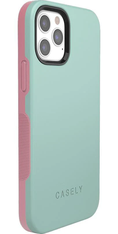 Mint Green on Pink | Ultra-Protective Bold Case - Image 2