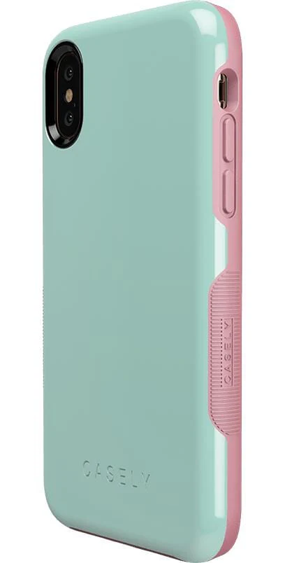 Mint Green on Pink | Ultra-Protective Bold Case - Image 23