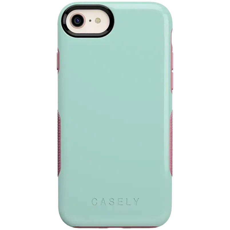 Mint Green on Pink | Ultra-Protective Bold Case - Image 4