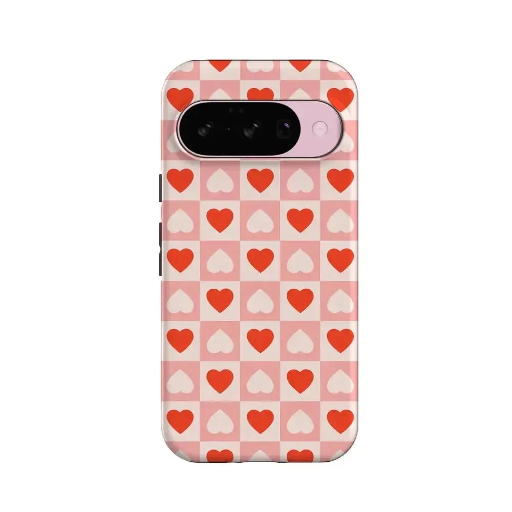 King of My Heart | Checkered Hearts Case - Image 133