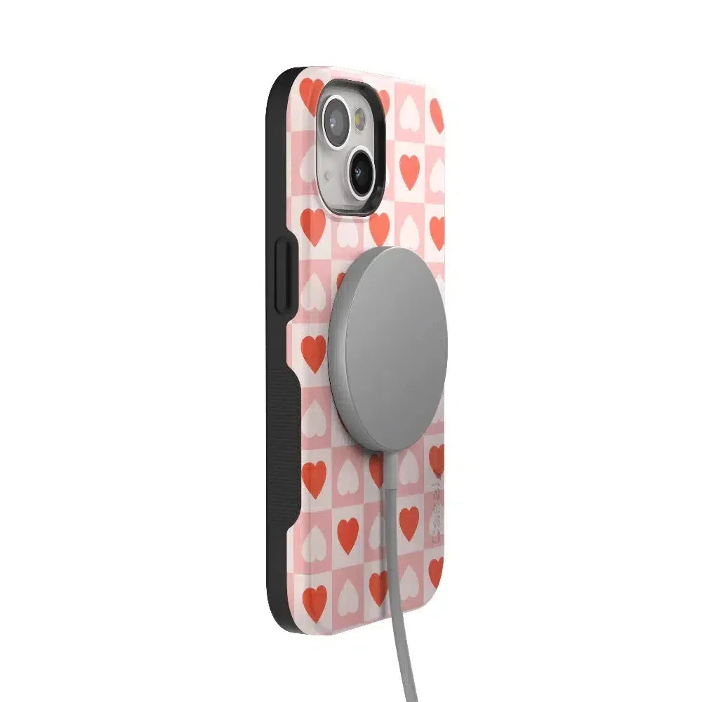 King of My Heart | Checkered Hearts Case - Image 51