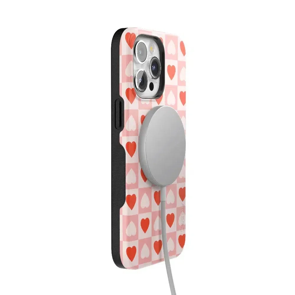 King of My Heart | Checkered Hearts Case - Image 59
