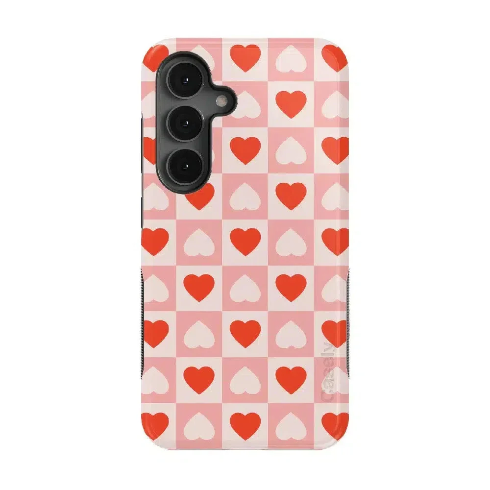 King of My Heart | Checkered Hearts Case - Image 63